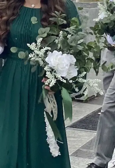 Flowers mostly from Michaels 4 bridesmaids bouquets $22 each $75 obo for all of the following: - 4 t...