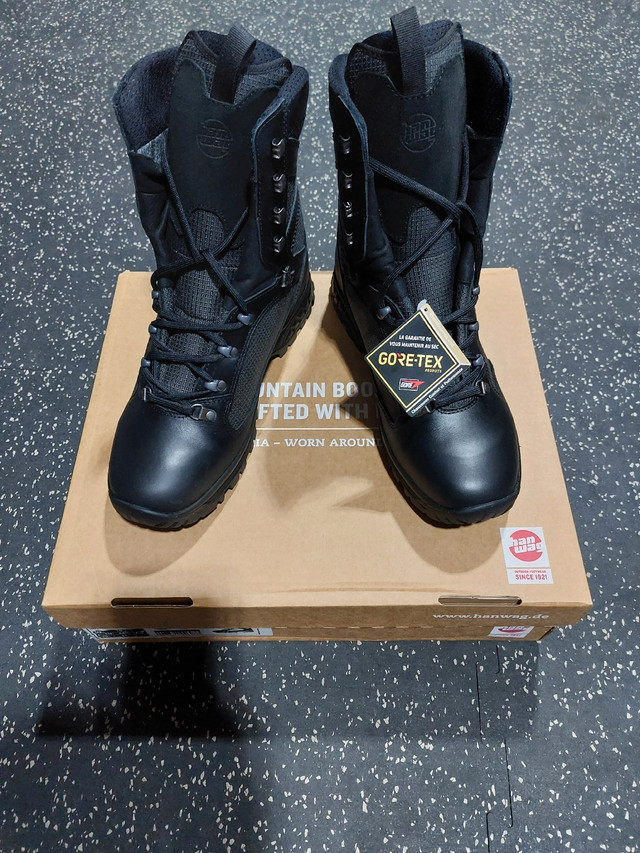 New in box! Hanwag SFB 3H GTX premium boots in Men's Shoes in Calgary