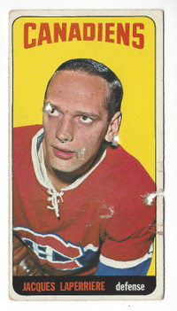 1964-65 Topps Hockey #53 Jacques Laperriere Montreal Canadiens