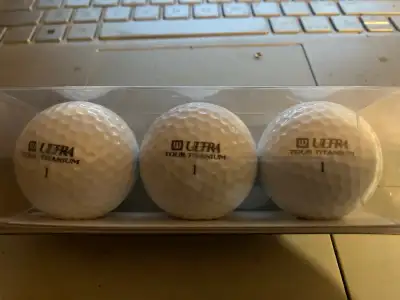 3 pack of Wilson Golf Balls with Augusta Emblem, View more