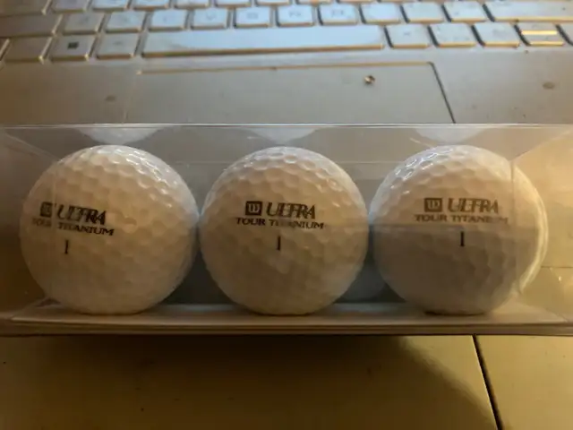 3 pack of Wilson Golf Balls with Augusta Emblem in Golf in Cambridge - Image 2