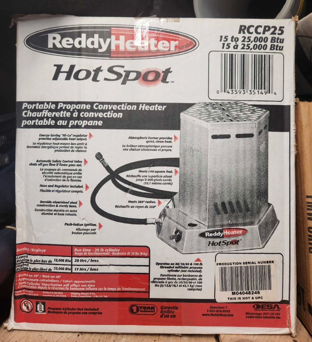Reddy Heater  in Garage Sales in Markham / York Region