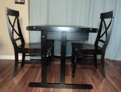 Wood Table with 2 Chairs for sale, View more
