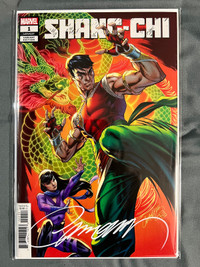 Shang-Chi #1 J Scott Campbell 1:50 Signed Variant NM or Better