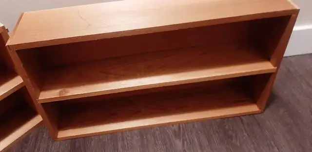 Wooden Curio Shelving, Set of Two in Bookcases & Shelving Units in Calgary - Image 3