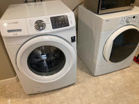 Samsung GE washer VRT and KENMORE dryer