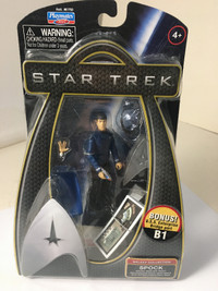 Star Trek Galaxy Cl'n Spock Action Figure 2009 Enterprise B1 NEW