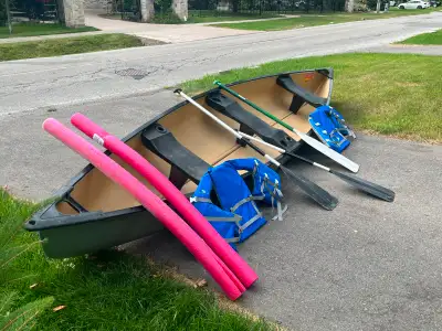 I'm moving, and must sell this wonderful canoe and equipment. Posted Jul 19th. Please respond with y...