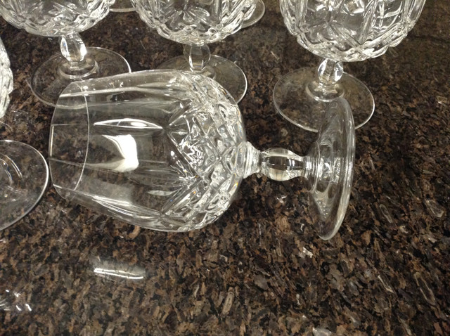 Vintage Czech crystal brandy cognac glasses 10 pcs in Arts & Collectibles in Oshawa / Durham Region - Image 2