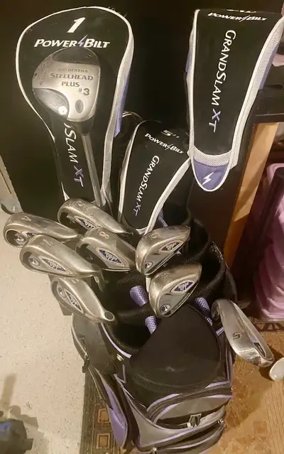 Premium Callaway Womens Golf CLubs, cart and bag, View more