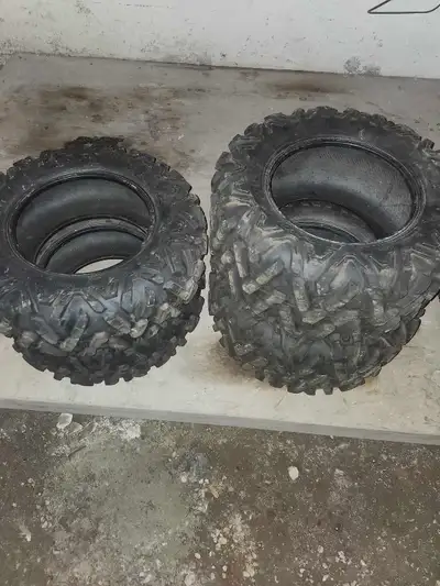 These are used 28-inch tires, perfect for your side-by-side vehicle, offering reliable performance o...