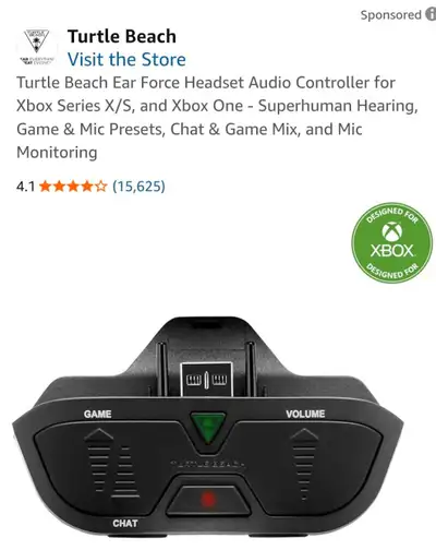 LF: turtle beach ear force headset audio controller, View more