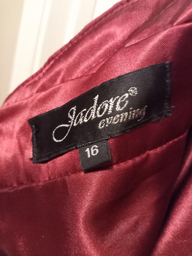 Cranberry & Gold Prom Dress Women's Dresses & Skirts