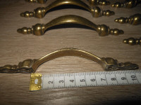 cabinet brass handles 11 pcs