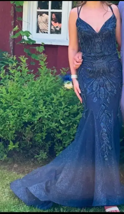 Navy Blue Prom Dress, View more