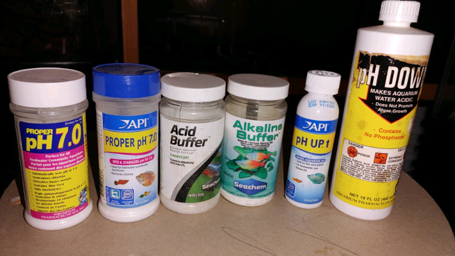 Acid /Alkaline/ BufferPH Control For Aquarium Fish Tank For Sale in Fish for Rehoming in Ottawa