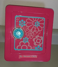 Pink Metal My Secret Safe with Combination