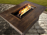 Fire table and patio fireplace installs