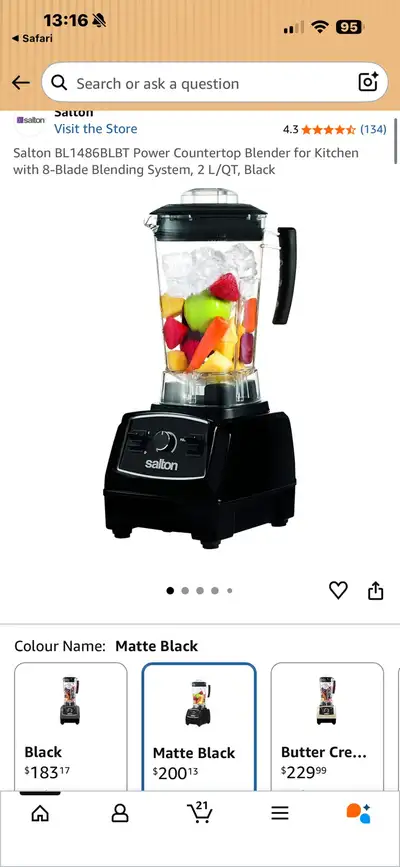 Blender, Salton power Blender , View more