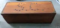 Coffre à outils en bois / Wooden tool box