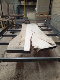 live edge wood slab router sled service available