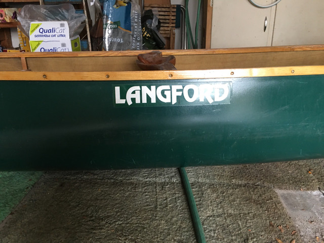  Green Langford Canoe in Water Sports in Hamilton