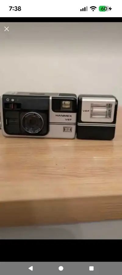 Hanimex VEF pocket camera, View more