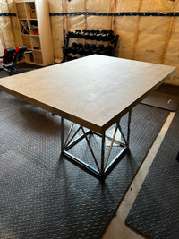 Gray Modern Dining Table (Great for 4 Persons)