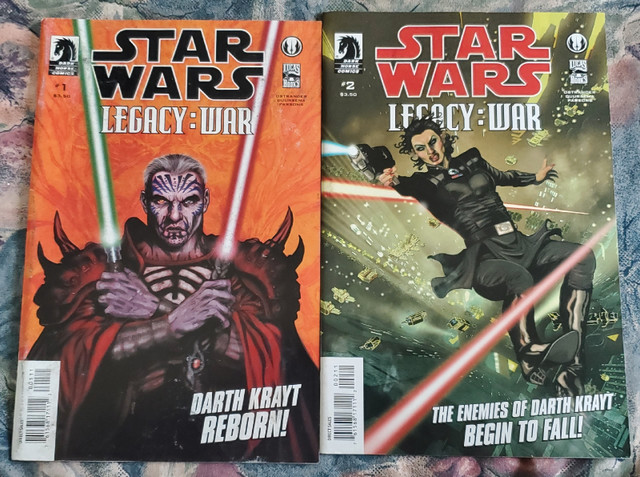 Star Wars Legacy - War #1 &2 in Comics & Graphic Novels in Ottawa