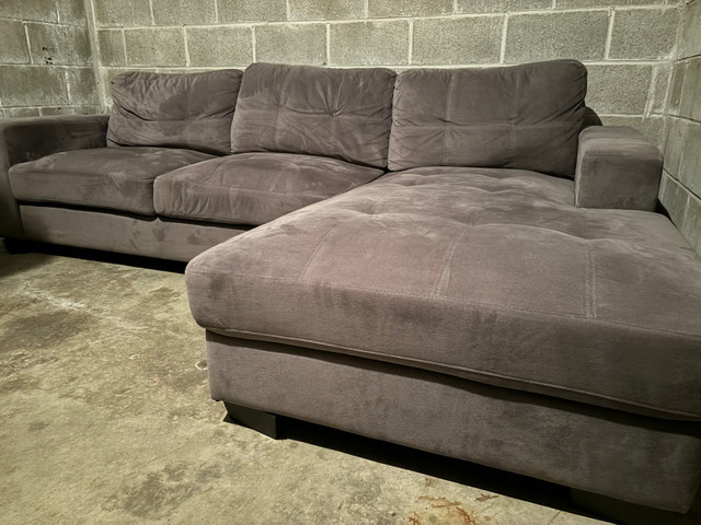Grey sectional (will deliver) in Couches & Futons in Ottawa - Image 2