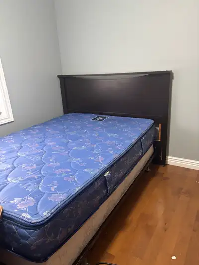 Double Size Bed Frame with Headboard, View more