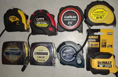 New & used tape measures, View more