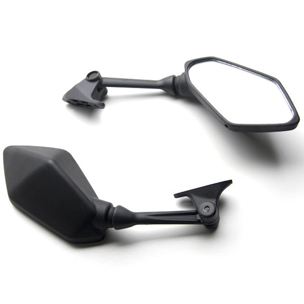 09-12 Kawasaki ZX6R / ZX600R / ZX636 Black Style Racing Mirrors in Motorcycle Parts & Accessories in Oshawa / Durham Region