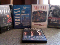 DVD/CD/VHS/MOVIES/MUSIC/Nirvana/Pearl Jam/Oasis+