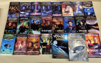 Star Trek Voyager 23 Trade Paperback & Paperback Novel Lot