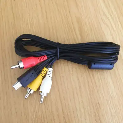 NEW Canon RCA to Mini-B USB Audio Video Adapter Cable TV Camera, View more