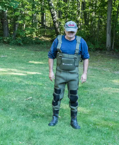 CHEST WADERS OUTBOUND THINSULATE INSULATION STEEL SHANK SIZE 8, View more