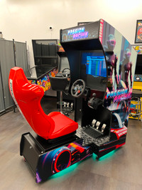 Sit Down Driving Arcade Cabinet 203 Games with Warranty