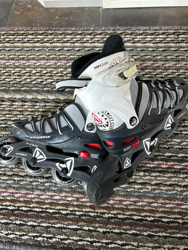 Firefly in-line skates. “Rollerblades” kid’s adjustable 29-30  in Skates & Blades in Calgary - Image 2