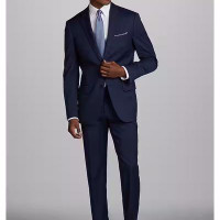 Jos A. Bank Traditional Fit Wool and Cashmere Suit