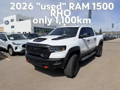2026 RAM 1500 RHO Fully Loaded plus PPF, Tint, Boxliner, Tonneau Cover "used" Only 1,200km on it Cle...