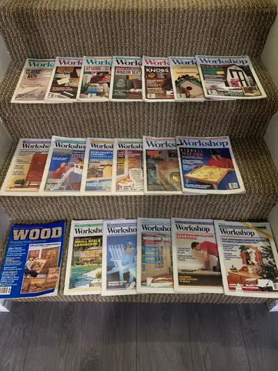 Vintage Woodworking Magzines (1989-1990-1992-1993) First offer - gone.