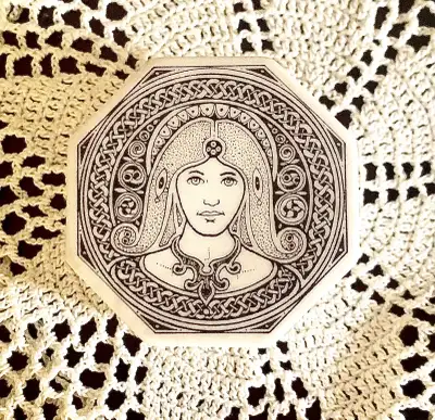 Handmade Box Nehalennia means Leader or Steerswoman. She is the youthful goddess of Prosperity and t...