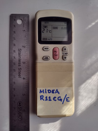 Télécommande Air Climatisé MIDEA R11CG/E A/C remote control