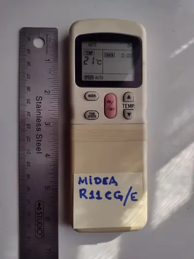 Télécommande Air Climatisé MIDEA R11CG/E A/C remote control, View more