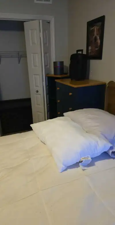 Grande chambre à louer Pintendre parking disponible avec wifi,chauffé,éclairé, meublé tv compris dan...