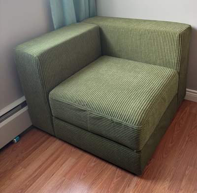 Jättebo 1-seat sectional piece with armrest, View more