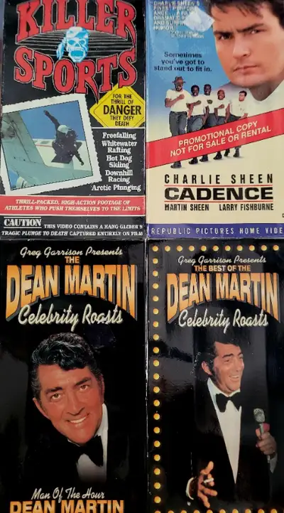 Dean Martin Roaster - vhs movies, View more