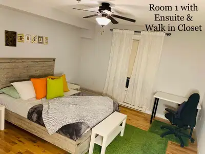 Couple room with ensuite bathroom condo living $1150 monthly
