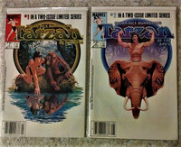 TARZAN OF THE APES 1 & 2 RUN LOT 2, MARVEL COMICS 1984